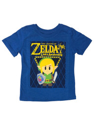 Jumping Beans Boys Blue Short Sleeve Zelda Gamer T-Shirt Tee Shirt