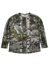 Mossy Oak Mens Mountain Country Camouflage Repellent Long Sleeve Shirt