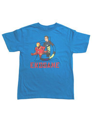 Marvel Avengers End Game Boys Short Sleeve Blue T-Shirt Tee Shirt
