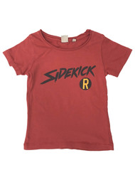 Junk Food Toddler Boys Red DC Comics Robin Side Kick T-Shirt Tee Shirt 2T