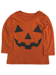 Jumping Beans Infants Boys Long Orange Pumpkin Halloween T-Shirt Tee Shirt