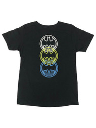 DC Comics Boys Short Sleeve Black Batman Tee Shirt T-Shirt