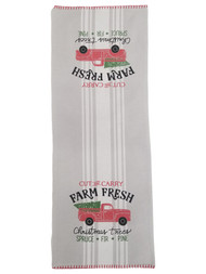 St Nicholas Square Farm Fresh Truck Table Runner, 13x36 Christmas Dining