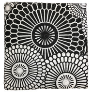 Virah Bella Black & White Op Art Full Queen Quilt & Shams Set 3 Piece Bed Cover