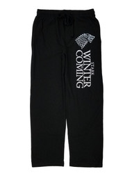 Game Of Thrones Mens Black Winter Is Coming Sleep Pants Pajama Bottoms