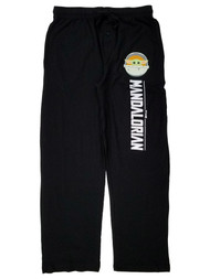 Star Wars Mens Black The Mandalorian Baby Yoda Sleep Pants Pajama Bottoms S
