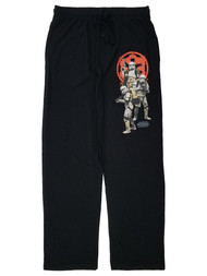 Star Wars Mens Black Stormtrooper Lounge Pant Sleep Pants Pajama Bottoms M