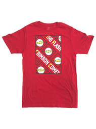 The Flash Boys Red Short Sleeve Crimson Comet Tee Shirt T-Shirt