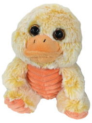 Celebrate Soft Fleece Small Fluffy Yellow Duck Stuffed Animal 7" Plush Pal