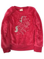 Jumping Beans Girls Hot Pink & Silver Unicorn Stars Constellation Sweatshirt