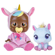 Cry Babies Jassy The Unicorn Baby Doll & Her Plush Pet Nila