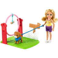 Barbie Chelsea Can Be Doll & Dog Trainer Playset with 6 inch Doll