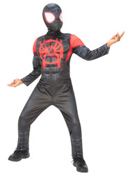 Rubies Boys Miles Morales Holographic Muscle Chest Spider-Man Costume