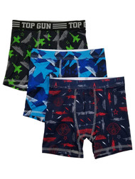 Top Gun Boys 3-Pack Athletic Stretch Underwear Boxer Briefs