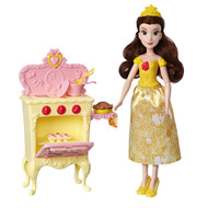 Disney Princess Belle's Royal Kitchen & Fashion Doll Playset with Stove