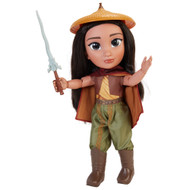 Disney Raya and the Last Dragon 14" Raya Warrior Toddler Doll with Hat & Sword