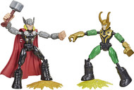 Marvel Avengers Bend & Flex Thor Vs. Loki  Flexible Action Figures