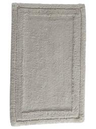 Lauren Conrad Organic Cotton Plush Light Gray Bath Rug 17x24