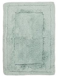 Lauren Conrad Organic Cotton Plush Morning Sky Aqua Blue Green Bath Rug 23x38