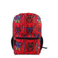Spider-Man Mech Strike All over Print Boys Red 17 inch Backpack, Spiderman