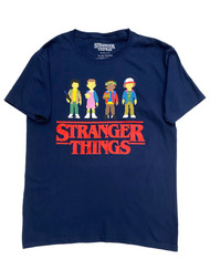 Boys Blue Stranger Things Tee Shirt T-Shirt
