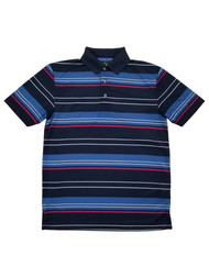 Ben Hogan Mens Peacoat Blue Short Sleeve Performance Polo Shirt