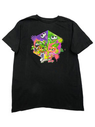 Splatoon 2 Boys Black Short Sleeve Video Gamer T-Shirt Tee Shirt