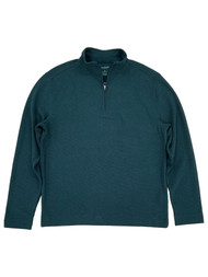 Van Heusen Mens Reflecting Pond Never Tuck Quarter-Zip Pullover Sweatshirt