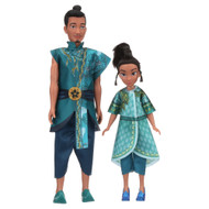 Disney Raya and the Last Dragon Young Raya and Chief Benja Dolls, 2 Doll Set