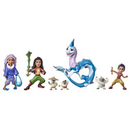 Disney's Raya and the Last Dragon Kumandra Story Set, 7 Doll Figure Pack