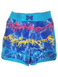 Infant & Toddler Boys Blue Dinosaur Swim Trunks Board Shorts 12 Months