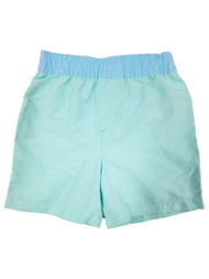 Infant & Toddler Aqua & Blue Boys Swim Trunks Board Shorts