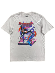 Marvel Boys Gray Spider-Man Miles Morales Peter Parker Tee Shirt