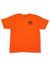 C2B Mens Orange Country To The Bone Crew Tee Short Sleeve T-Shirt