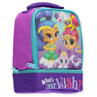 Nickelodeon Shimmer and Shine 2 Compartment Insulated Lunchbox - School Lunch Bag
