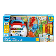 VTech Play and Heal Deluxe Medical Kit 34 Piece, Role Play Doctors Kit Toy