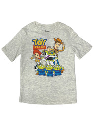 Jumping Beans Disney Toy Story Boys Gray Woody Buzz Alien T-Shirt Tee Shirt