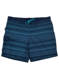 George Mens Blue Cove Geo Dot Stripe Stretch E-Board Short Swim Trunk 3XL