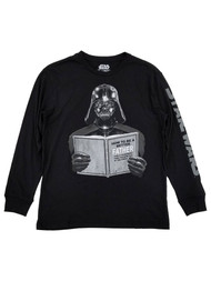 Star Wars Mens Black Darth Vader Be A Better Father Long Sleeve T-Shirt Medium
