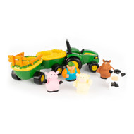 John Deere Animal Sounds Hayride Preschool Matching & Musical Tractor Set, 6 pc