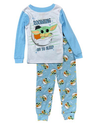 Star Wars Toddler Boys Blue 2PC Yoda Zooming Off To Sleep Pajama Set