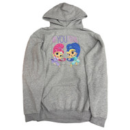 Nickelodeon Girls Gray Shimmer & Shine Be You Tiful Hoodie Sweatshirt