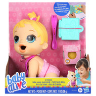 Baby Alive Lil Snacks Baby Doll, Eats and "Poops" with Blonde Hair