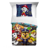 Paw Patrol Kids Microfiber Bedding Reversible Comforter & Sham Set Twin/Full