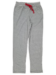 Celebrate Mens Gray Stripe Valentine's Day Sleep Pants Pajama Bottoms