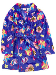 JoJo Siwa Girls BowBow Purple Bathrobe Plush House Coat