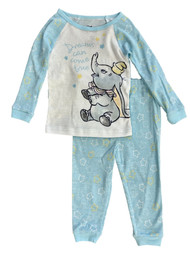 Disney Infant Boys Dumbo Dreams Can Come True 2PC Blue Stars Pajama Set