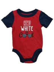 Infant Boys Red White & Cool 4TH Of July Patriotic Bodysuit Creeper