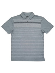 Ben Hogan Mens Tradedawn Heather Gray Short Sleeve Performance Polo Shirt S