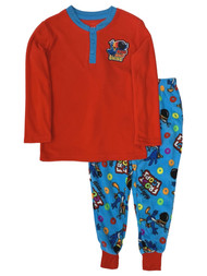 Fruit Loops Boys Red Waffle Fleece Toucan Sam Pajamas Sleep Set